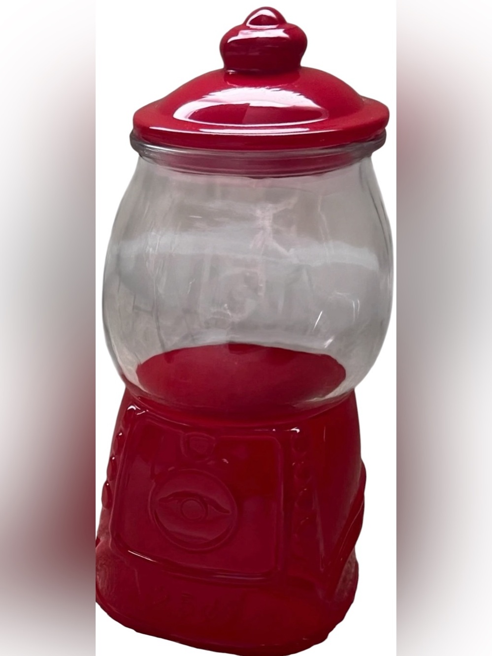 Red Gumball Machine Jar NEW